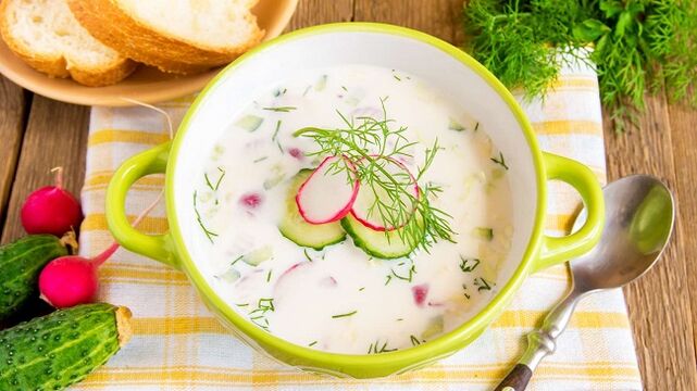как приготовить окрошку по диете Дюкана