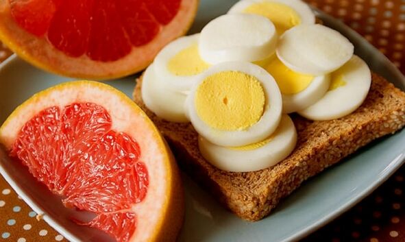 яйца и грейпфрут для диеты могут